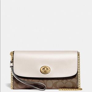 Coach Clutch Leather Flap